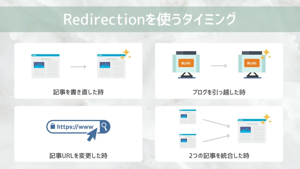 Redirectionの使い方