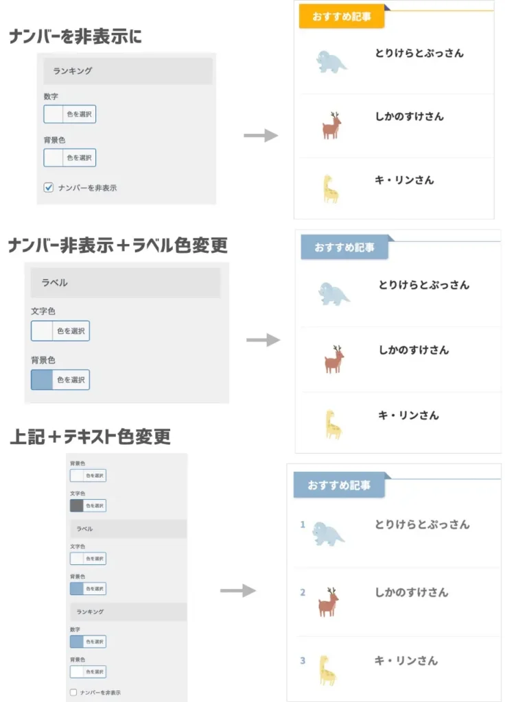 AFFINGGER6おすすめ記事・人気記事のラベルや文字色の変更