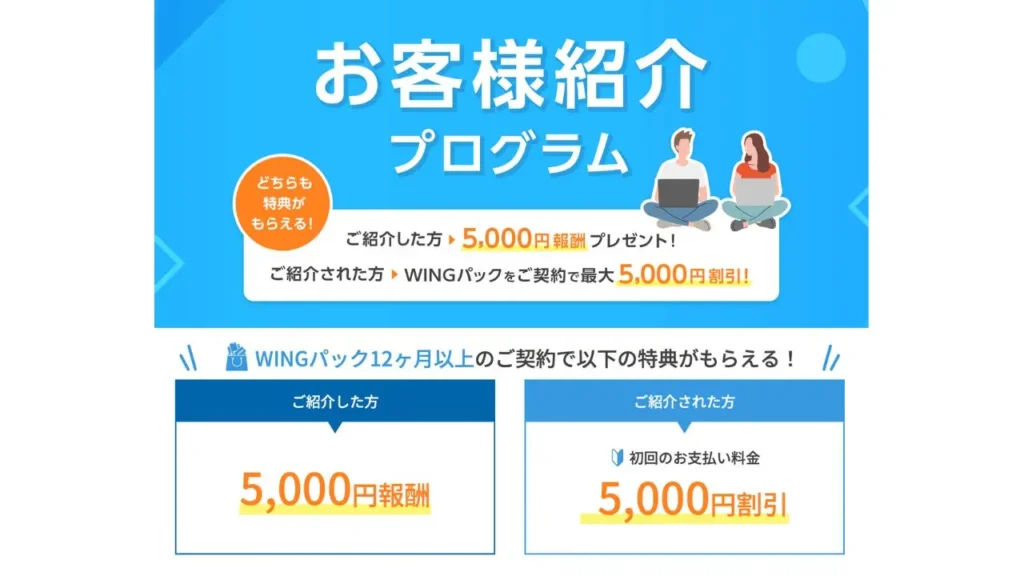 ConoHa WINGお友達紹介クーポン